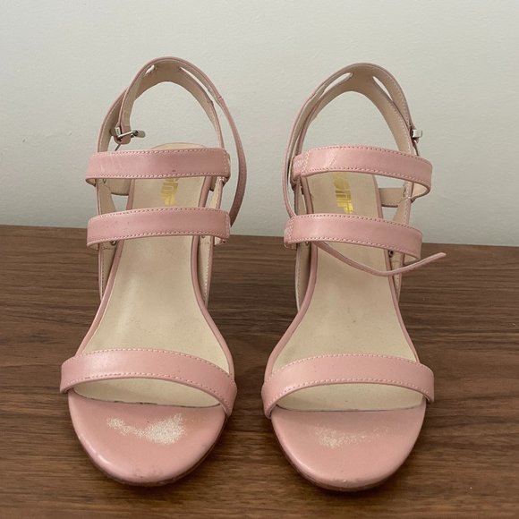 Zomp Pink Strappy Heels - Picture 1 of 4